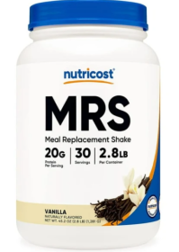 Nutricost Meal Replacement Shake Powder (Vanilla), 30 Servings - Protein, Non-GMO, Gluten Free