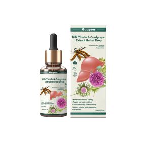 Milk Thistle Cordyceps Sinensis Drops Relieve Body Fatigue Care Essential Oil