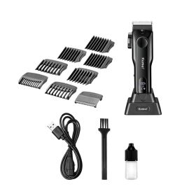 New Haircut With Base Clippers LED LCD Digital Display Hair Clipper