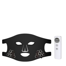 Beauty Mask Instrument Silicone Led Four Colors (Option: Black-LED Lamp)