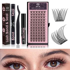 Lash Bond And Seal Glue Mascara Wand For DIY Eyelash (Option: Kitb)