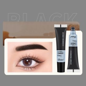 Tear And Pull Brow Cream Semi-permanent Eyebrow Cream Durable Waterproof And Sweatproof (Option: 10G-03 Black)