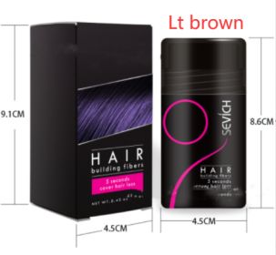 Powder Extension Thinning Thickening Hair Growth (Option: Lt brown-12G)