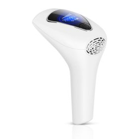 Portable Ipl Photon Hair Removal Instrument Women's Handheld (Option: White-British Standard)